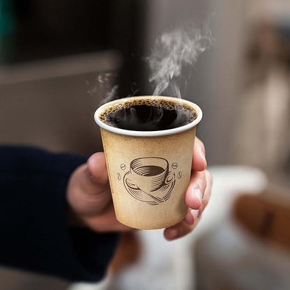 Clawsoff 300 Pack 6 oz Small Coffee Cups Disposable Paper Espresso Cups | - Image 6