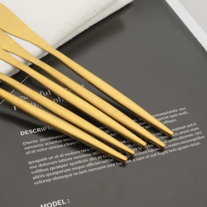 10 Pack Gold Cheese Spreader Knife, Uniturcky Stainless Steel Butter Spreader - Image 4