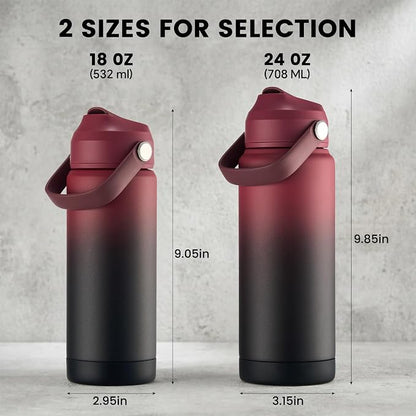 Fijinhom 18 oz Insulated Water Bottle - Image 3
