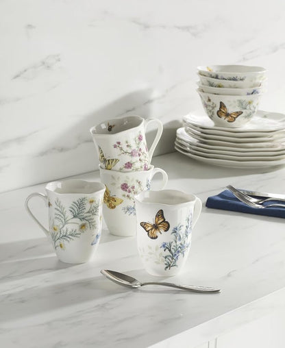 Lenox Butterfly Meadow Herbs Porcelain Mug Set - Image 4