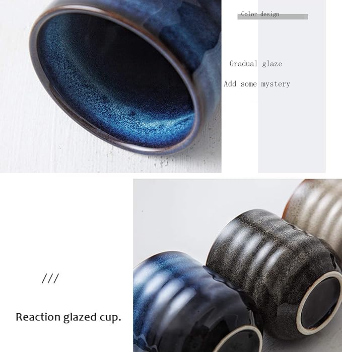Japanese Style Ceramic Tea Set, Tea Cup, Coffee Cup, Yerba Mate Set, Ceramic - Image 6