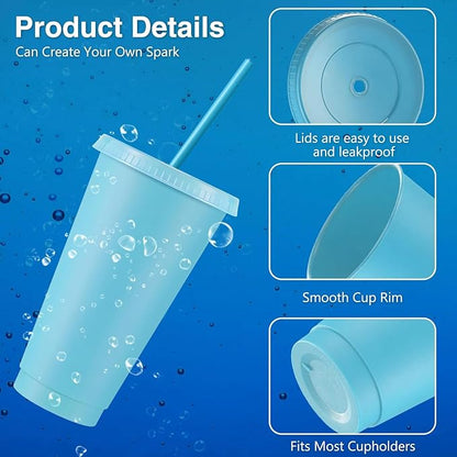 Amyhill 12 Pcs Reusable Plastic Cup - Image 3
