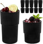 12 Pack Plastic Wine Glasses, 16 Oz Highball Glasses & 12 Oz Cocktail Glasses by Unknown