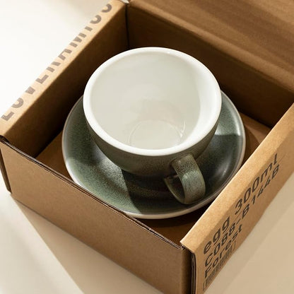 Loveramics Matt Cappuccino Cup, 10 oz Ceramic Latte Art Mug - Image 5