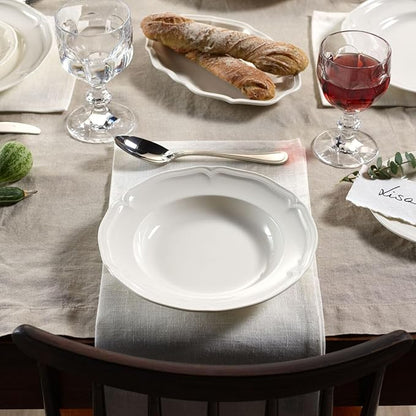 Villeroy & Boch Manoir 18 Piece Dinnerware Set, Creamy White | Porcelain - Image 6