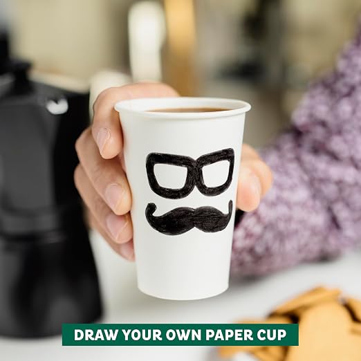 Freshware Coffee Cups 20 oz Disposable Paper Cups - Image 6