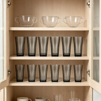 Top-spring 12+20 Oz Reusable Plastic Water Tumbler 12pcs Grey BPA Free | - Image 8