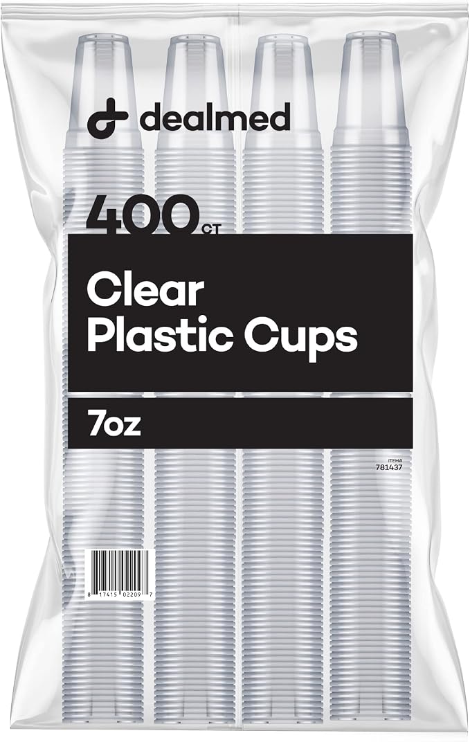 Dealmed 7 oz Disposable Plastic Cups by Dealmed