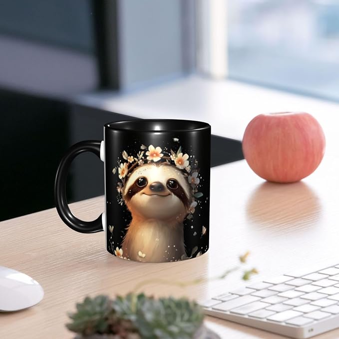 Yrebyou Sloth Coffee Mug 11oz Ceramic Cup - Image 6