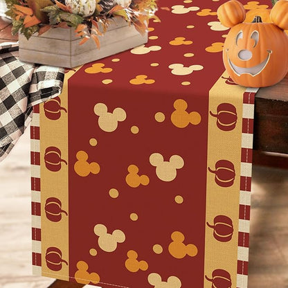 Seliem Fall Pumpkin Table Runner, Seasonal Burlap Home Decoration Indoor - Image 5
