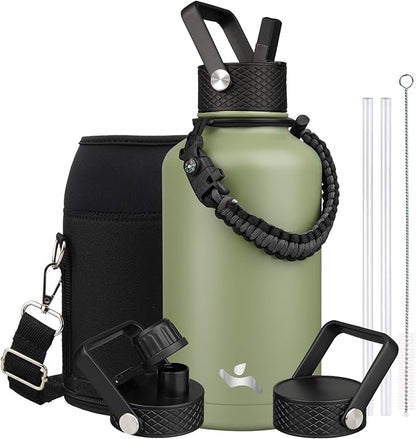 Konokyo 64 oz Insulated Stainless Steel Water Bottle Jug by Konokyo