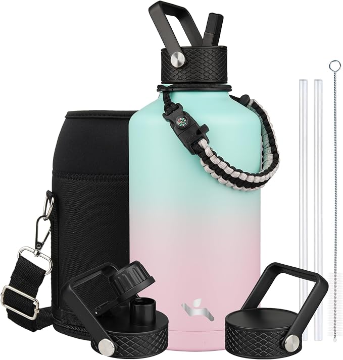 Konokyo 87 oz Insulated Stainless Steel Water Bottle Jug by Konokyo