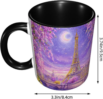 Paris Eiffel Tower Coffee Mug 11oz Mugs Ceramic Tea Cup Drinking Water Cups | - Image 3