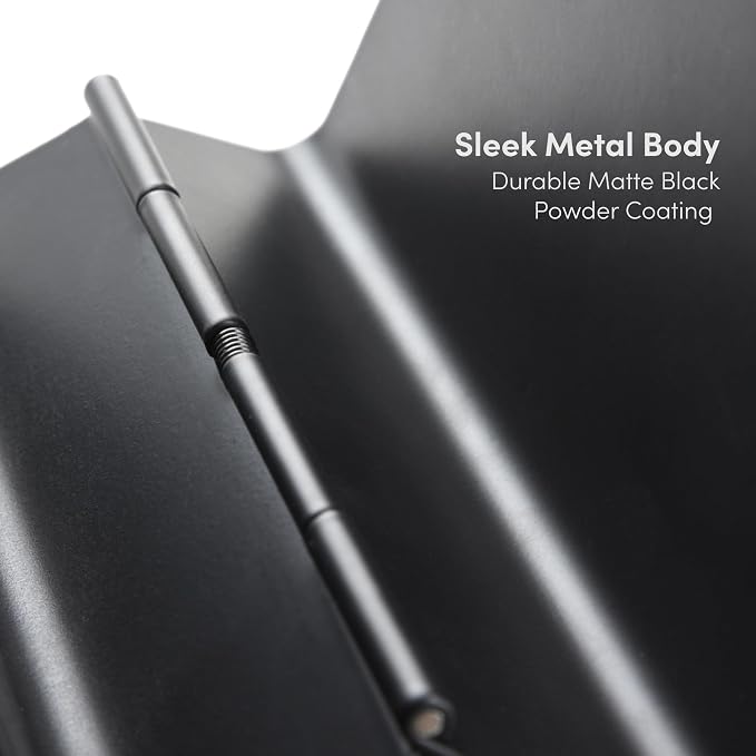 Self-Adjusting Napkin Holder – Compact Black Metal Dispenser - Image 4