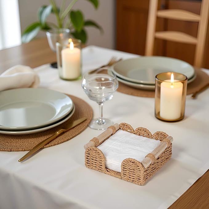 CubesLand Square Scalloped Napkin Holder - Image 2