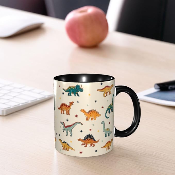 Dinosaur Coffee Mug 11 Ounce Mugs Ceramic Tea Cup Drinking Water Cups | Novelty - Image 7