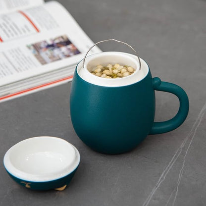 HEER Cat Ceramic Tea Mug 13.5oz - Image 4