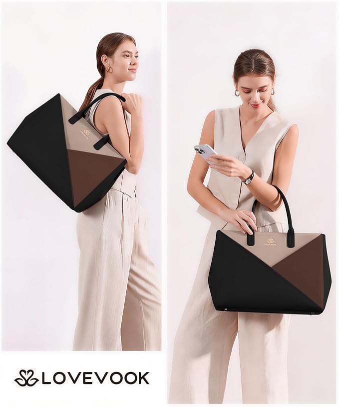 LOVEVOOK Laptop Work Tote Bag for Women - Image 2
