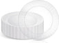 Party Essentials Deluxe Quality Hard Plastic 6-Inch Round Party/Dessert Plates by PartyEssentials