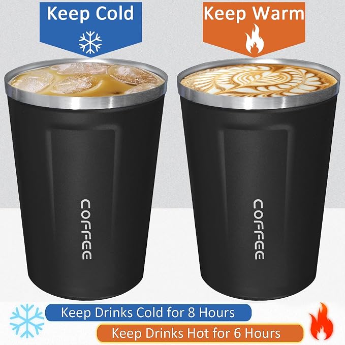 4 Pack Travel Coffee Mug 17oz Insulated Coffee Cup - Image 5