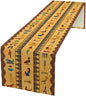 Vintage Ancient Egypt Table Runner Retro Old Egyptian Hieroglyphics Floral by moderw