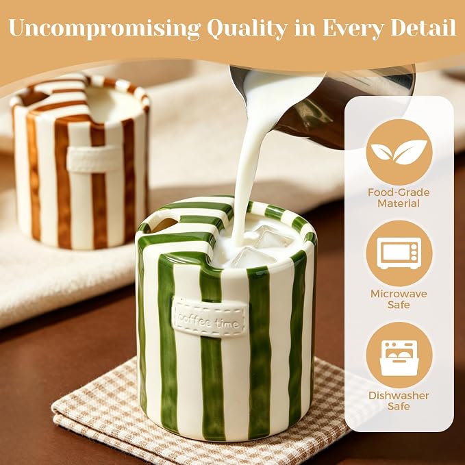Ceramic Coffee Mug Novelty Ceramic Travel Mug Cute Espresso Cups To Go - Image 4