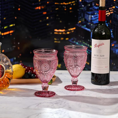 Darlion Goblets, Goblet Glasses, Vintage Wine Glasses 12oz | Food-Grade Glass - Image 7
