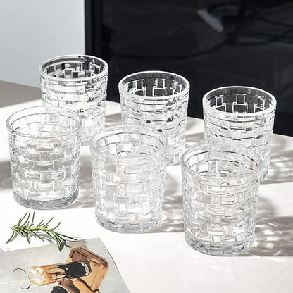 Dicunoy 6 Pack Juice Drinking Glasses, 8 oz Water Glasses - Image 4