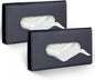 Car Tissue Holder, 2 Pack Sun Visor Napkin Holder, Premium PU Leather, Car Mask by Langmeil
