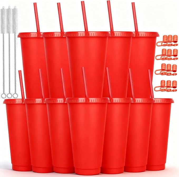 24 oz Reusable Plastic Cups, Custom Cups by Alohastarttg