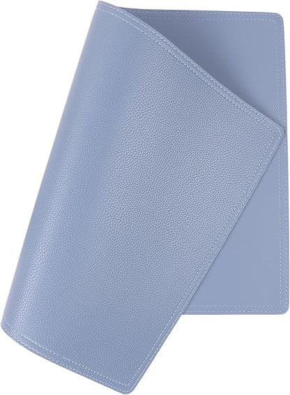 Jovono Set of 8 Faux Leather Placemats, PU Table Mats, Waterproof, Stain Resistant, Heat Resistant, Easy to Clean for Kitchen Dining Table,Conference Table, C Light Bule