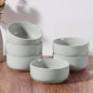 E-far Cereal Bowls Set of 6, 27oz Ceramic Deep Soup Bowls by E-far
