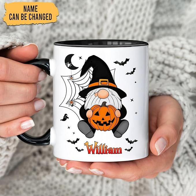 Hyturtle Custom Halloween Gnome Mug - Image 2