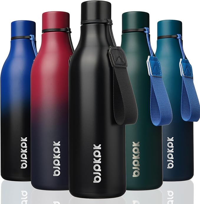 BJPKPK 25oz Insulated Water Bottle, Stainless Steel Bottle by BJPKPK