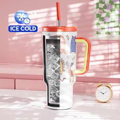 Meoky Glow in the Dark Tumbler: 40 oz Tumbler - Image 2