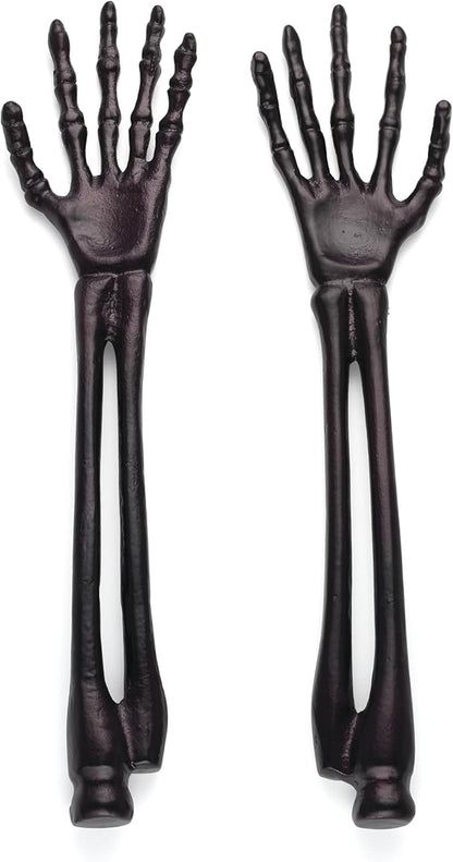 Oneida Flatware Utensil Set, Vintro Halloween Satin Black Skeleton 2-Piece by Oneida