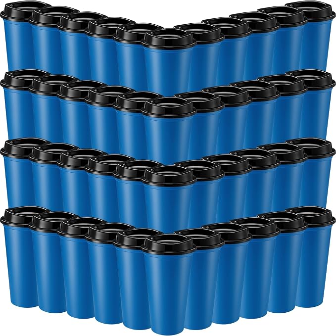Honeydak 45 Pack 16 oz Reusable Coffee Cups by Honeydak