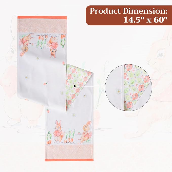 Maison d' Hermine Table Runner 100% Cotton 14.50" x 72" | Table Runners 72 - Image 7