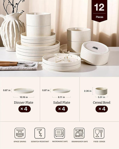 Line Porcelain Dinnerware Set, dish set - Image 3