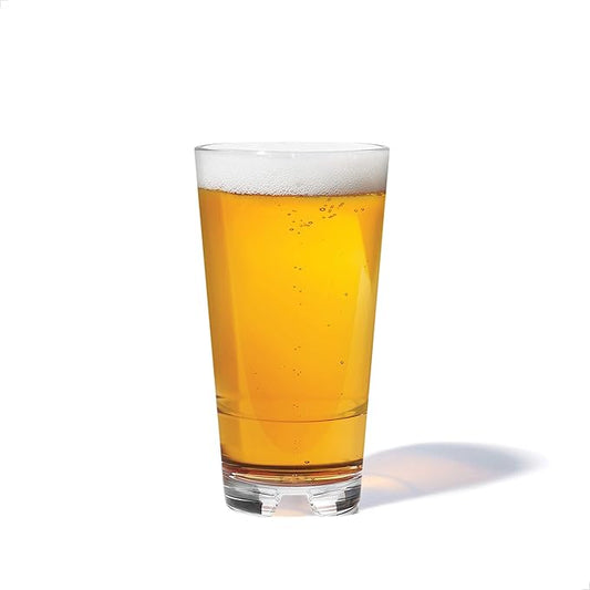 TOSSWARE RESERVE 16oz Stacking Pint, SET OF 24, Premium Quality, Dishwasher Safe & Heat Resistant Unbreakable Plastic Beer Glasses