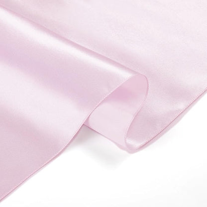 Light Pink Satin Table Runner, 12x108 Inches, 4 Pack | Premium Satin, Smooth - Image 6