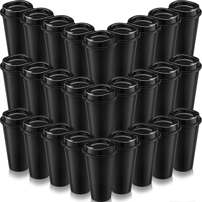 Honeydak 45 Pack 16 oz Reusable Coffee Cups by Honeydak