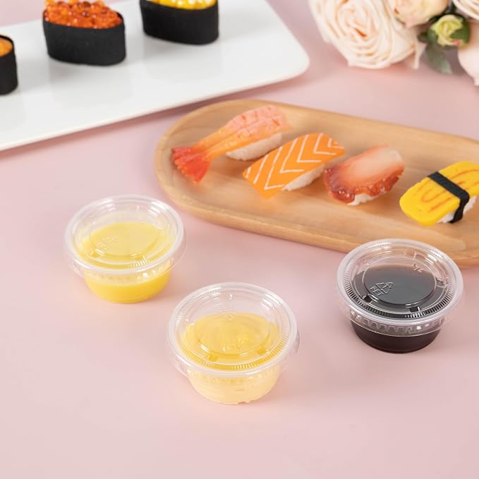 HOMIP 100PACK 2oz Plastic Portion Cups - Image 5