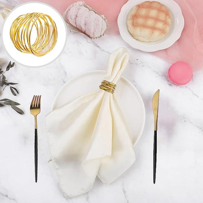 Gold Napkin Rings - Image 4