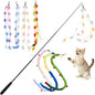 Cat Wand Toy, Long Interactive Wand Toys by PATTEPOINT