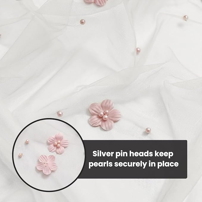 Artoid Mode Yellow Flower Pearl White Gauze Table Runner 10FT 3PC, Seasonal - Image 8