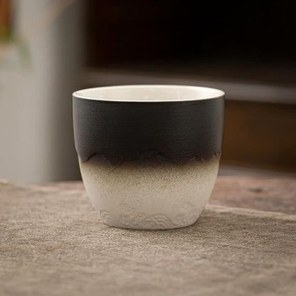TEANAGOO Ceramic Japanese Tea Cups Set of 4pcs, 5.4oz/160ml Elegant Ceramic - Image 5