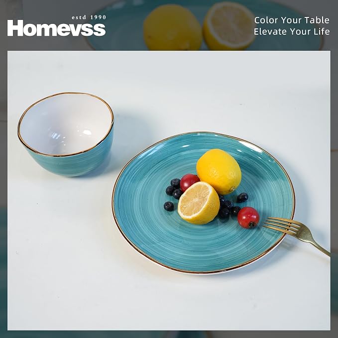 Highland 16-Piece Dinnerware Set Service - Image 4