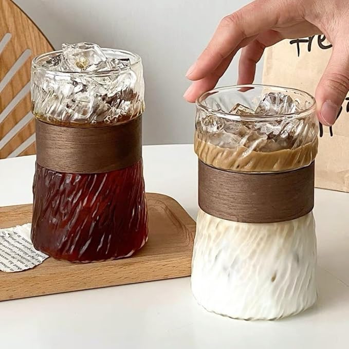 Clear Glass Pour-Over Coffee Cups - Image 4