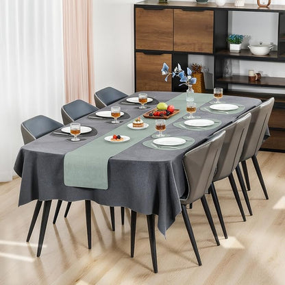 Faux Leather Placemats Set of 6, Dual Sided - Image 3